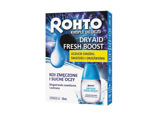 Rohto Dry Aid Fresh Boost interakcje ulotka krople do oczu  10 ml (but.)