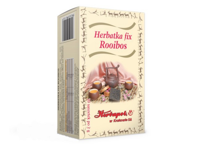 Rooibos Fix Herbatka interakcje ulotka  2 g 20 toreb.