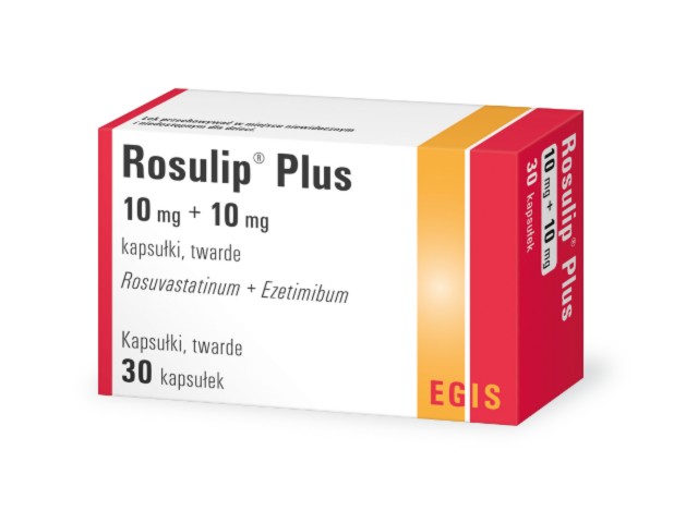 Rosulip Plus interakcje ulotka kapsułki twarde 10mg+10mg 30 kaps.