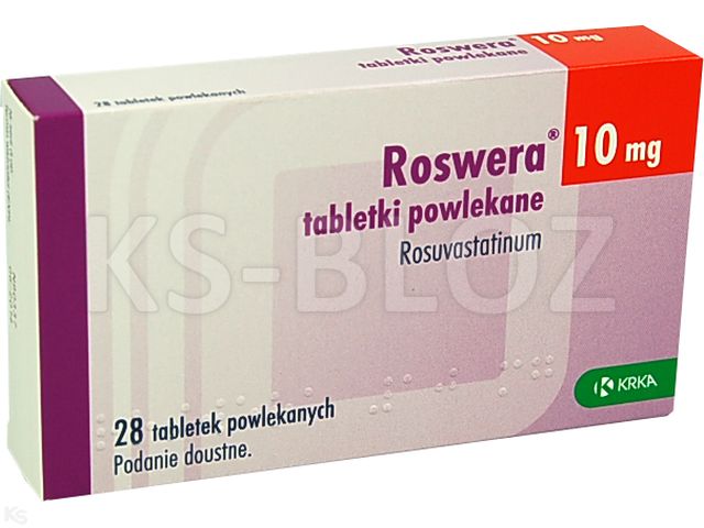 Roswera interakcje ulotka tabletki powlekane 10 mg 