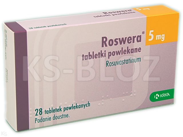 Roswera interakcje ulotka tabletki powlekane 5 mg 