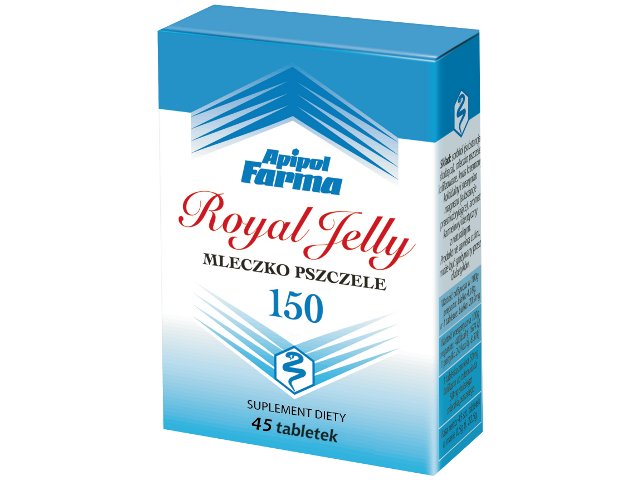 Royal Jelly Mleczko Pszczele 150 interakcje ulotka tabletki do ssania  45 tabl.