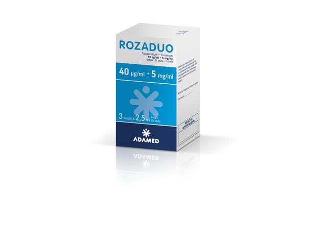 Rozaduo interakcje ulotka krople do oczu, roztwór (40mcg+5mg)/ml 