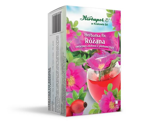 Różana Herbatka interakcje ulotka  3 g 20 toreb.