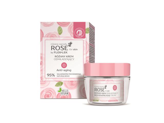 Różane Ogrody Rose For Skin by Floslek Krem odmładzający na dzień różany interakcje ulotka   50 ml