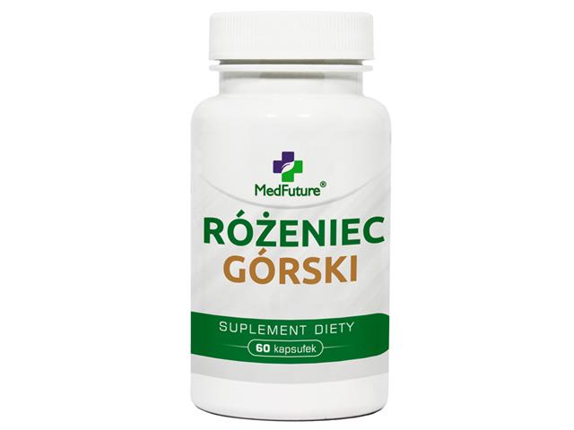 Różeniec górski interakcje ulotka kapsułki - 60 kaps.
