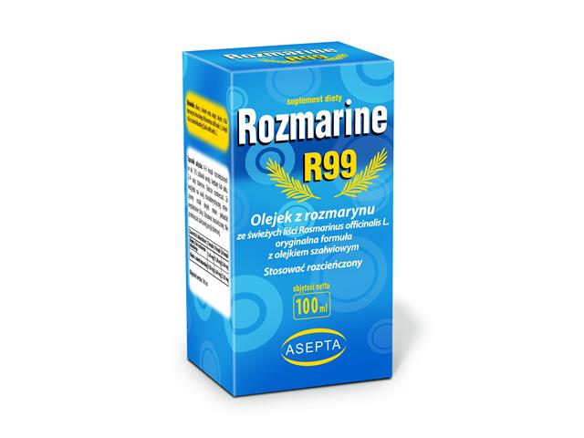 Rozmarine R99 interakcje ulotka krople - 100 ml