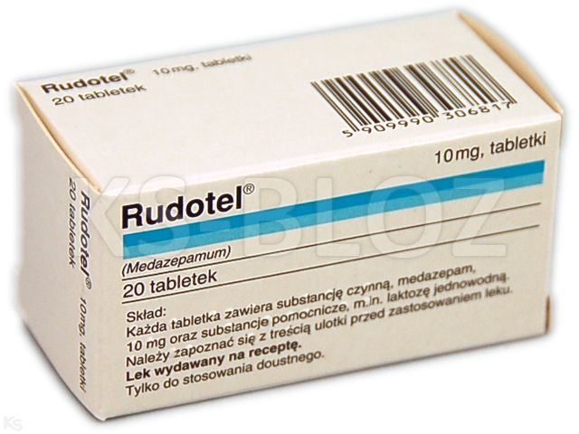 Rudotel interakcje ulotka tabletki 10 mg 20 tabl.