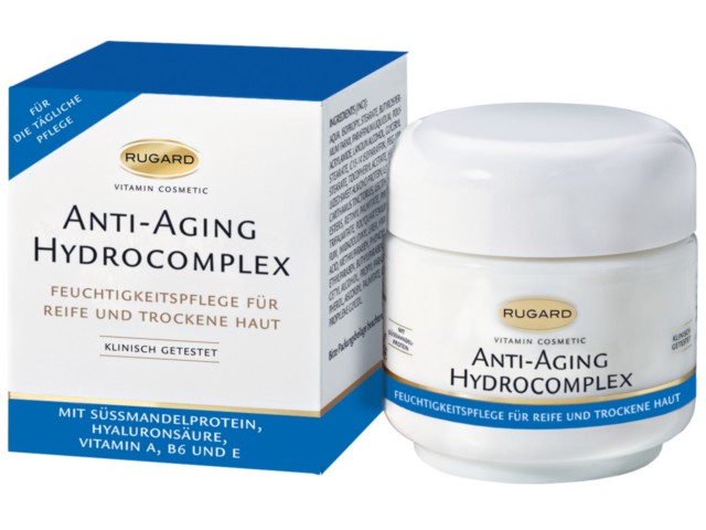 Rugard Hydrocomplex Krem anti-ageing do twarzy z kwasem hialuronowym interakcje ulotka   100 ml