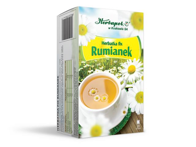 Rumianek Fix Herbatka interakcje ulotka herbata 1,5 g 20 toreb.