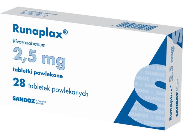 Runaplax interakcje ulotka tabletki powlekane 2,5 mg 28 tabl.
