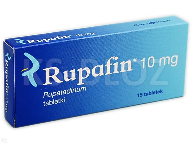 Rupafin 10 interakcje ulotka tabletki 10 mg 15 tabl. | blister