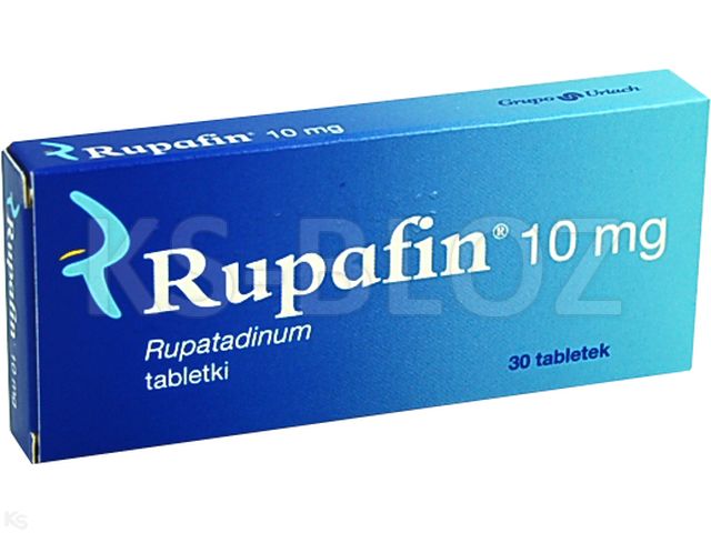 Rupafin 10 interakcje ulotka tabletki 10 mg 30 tabl. | 2 blist.po 15 szt.