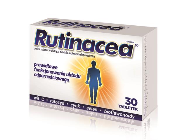 Rutinacea Complete interakcje ulotka tabletki  30 tabl. (karton)