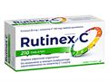 Rutinex C interakcje ulotka tabletki powlekane  210 tabl.