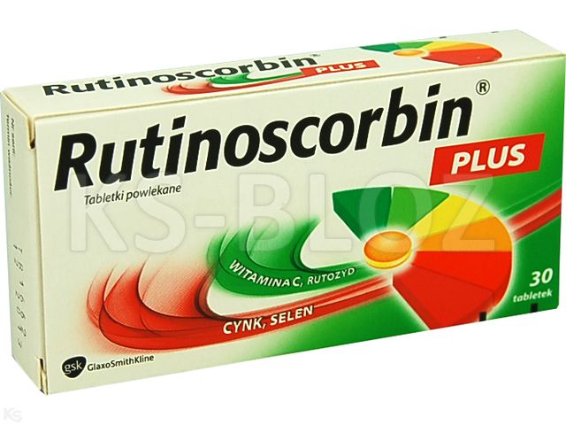 Rutinoscorbin Plus interakcje ulotka tabletki powlekane  30 tabl.
