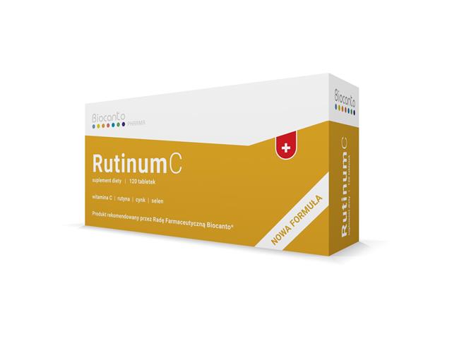 Rutinumc interakcje ulotka tabletki - 120 tabl.