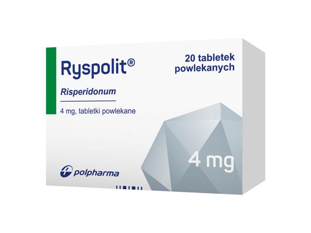 Ryspolit interakcje ulotka tabletki powlekane 4 mg 20 tabl.