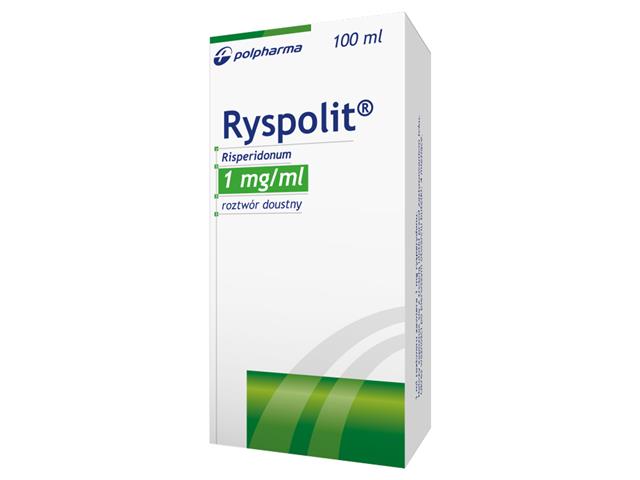 Ryspolit interakcje ulotka roztwór doustny 1 mg/ml 100 ml | butelka