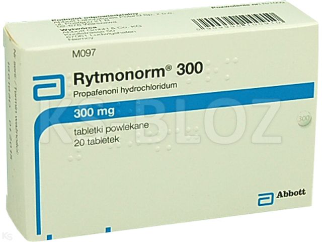 Rytmonorm 300 interakcje ulotka tabletki powlekane 300 mg 20 tabl.