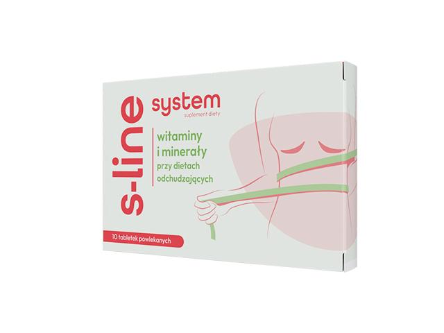 S-Line System Witaminy I Minerały interakcje ulotka tabletki powlekane  10 tabl.