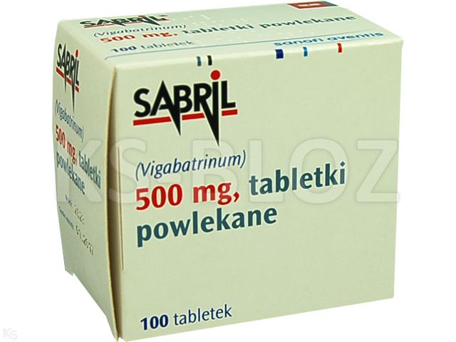 Sabril interakcje ulotka tabletki powlekane 500 mg 100 tabl.