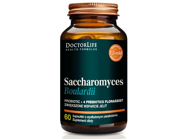 Saccharomyces Boulardii interakcje ulotka kapsułki - 60 kaps.