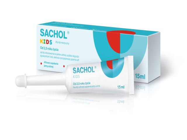 Sachol Kids Żel interakcje ulotka żel - 15 ml