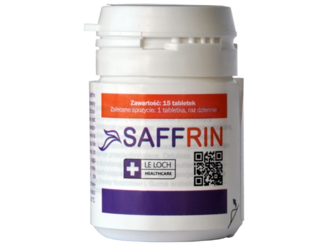 Saffrin interakcje ulotka tabletki - 15 tabl.