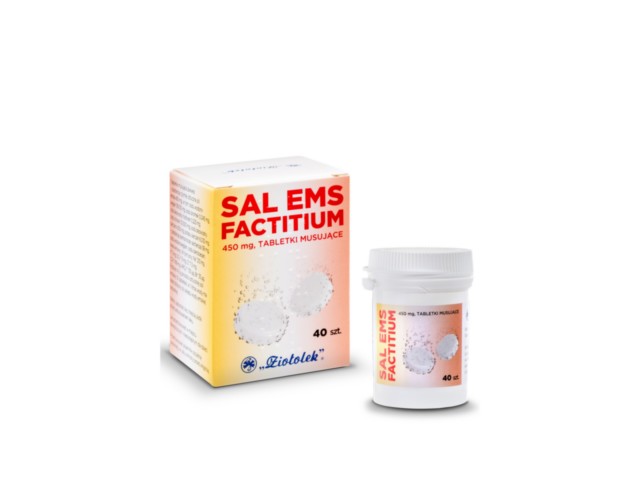 Sal Ems Factitium interakcje ulotka tabletki musujące  40 tabl.