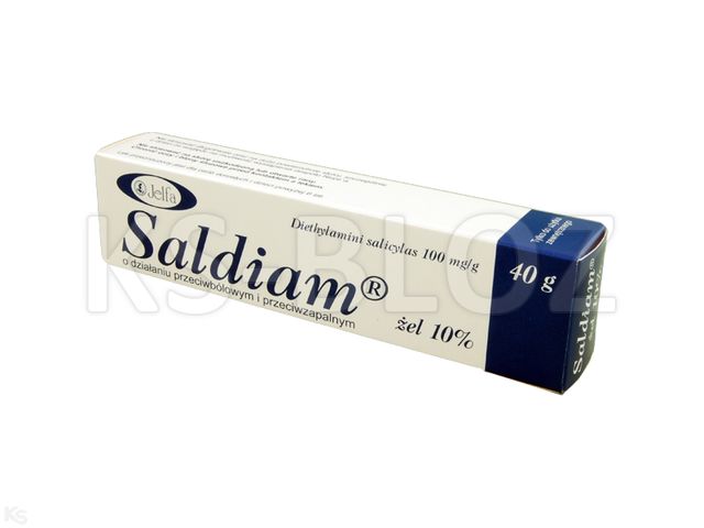 Saldiam interakcje ulotka żel 100 mg/g 40 g (tub.)