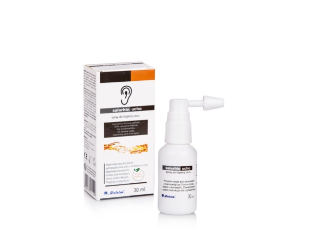 Salohrin ucho interakcje ulotka aerozol do uszu,roztór - 30 ml