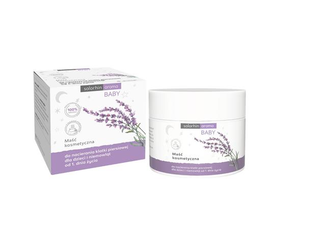 Salorhin Aroma Baby do nacierania klatki piersiowej dla dzieci i niemowląt od 1 dnia życia interakcje ulotka maść - 50 ml