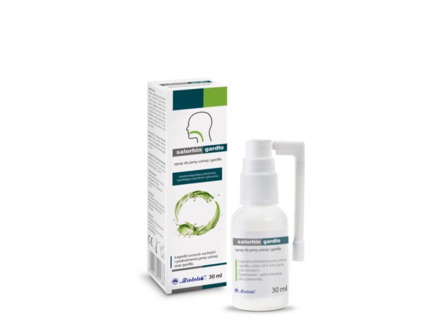 Salorhin gardło interakcje ulotka spray - 30 ml
