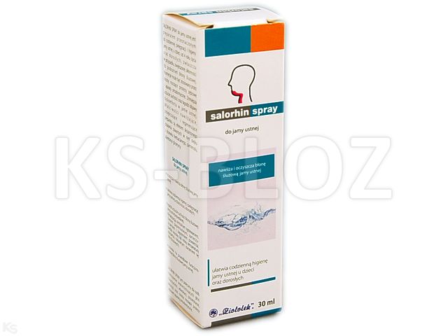 Salorhin Spray do jamy ustnej interakcje ulotka spray - 30 ml