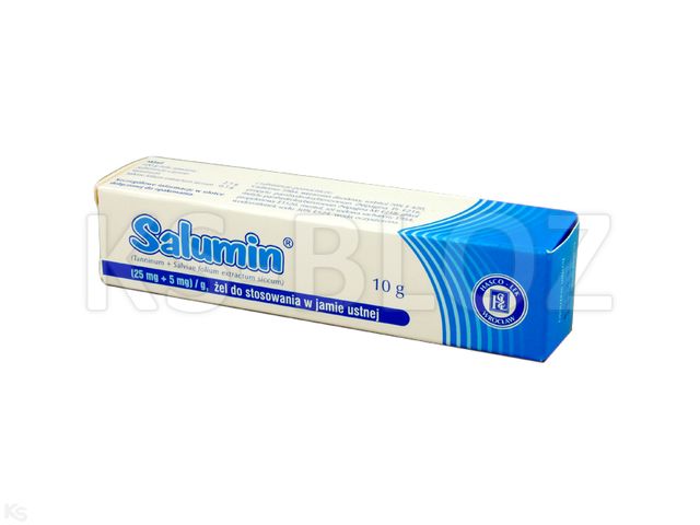 Salumin interakcje ulotka żel do stosowania w jamie ustnej (25mg+5mg)/g 10 g