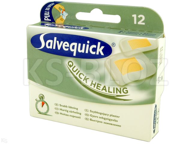 Salvequick Aqua Block Plastry interakcje ulotka plaster  12 szt. (72x19mm)