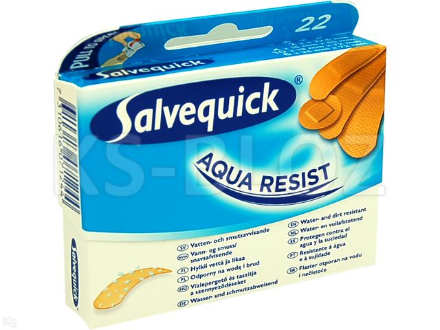 Salvequick Aqua Resist Plastry interakcje ulotka   22 szt.