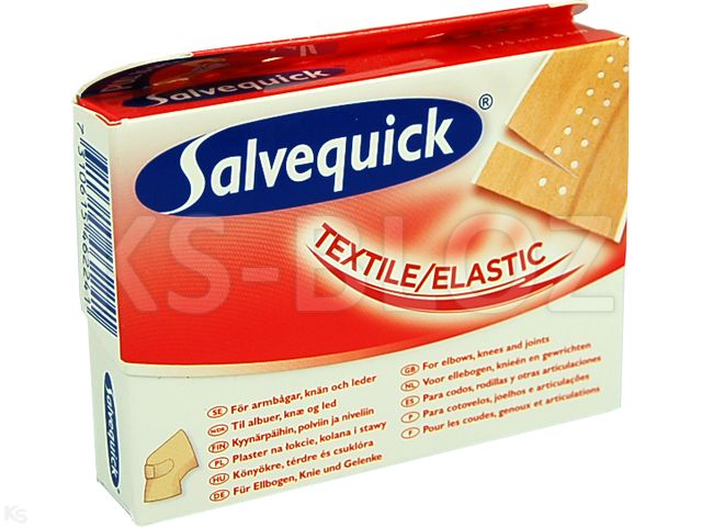 Salvequick Textile Elastic Plastry 546224 75 x 6 cm interakcje ulotka plaster - 1 szt.