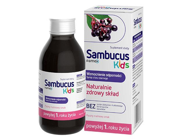 Sambucus Kids interakcje ulotka syrop  120 ml