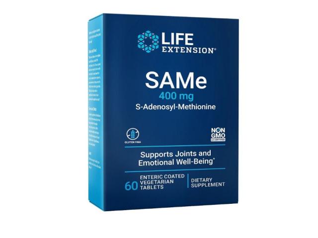 SAMe 400 mg S-Adenosyl-Methionine interakcje ulotka kapsułki dojelitowe - 60 kaps.