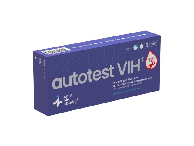 Samsiezbadaj.pl autotest VIH interakcje ulotka test - 1 szt.