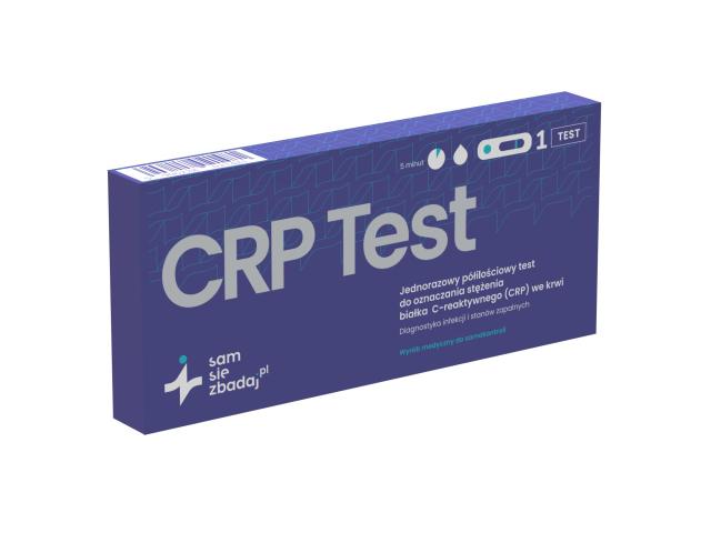 Samsiezbadaj.pl CRP Test interakcje ulotka test  1 szt.