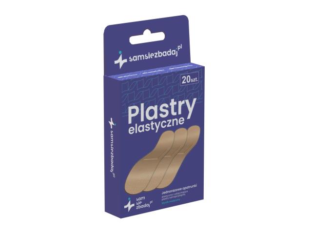 Samsiezbadaj.pl Plastry elastyczne interakcje ulotka plaster 20 szt.