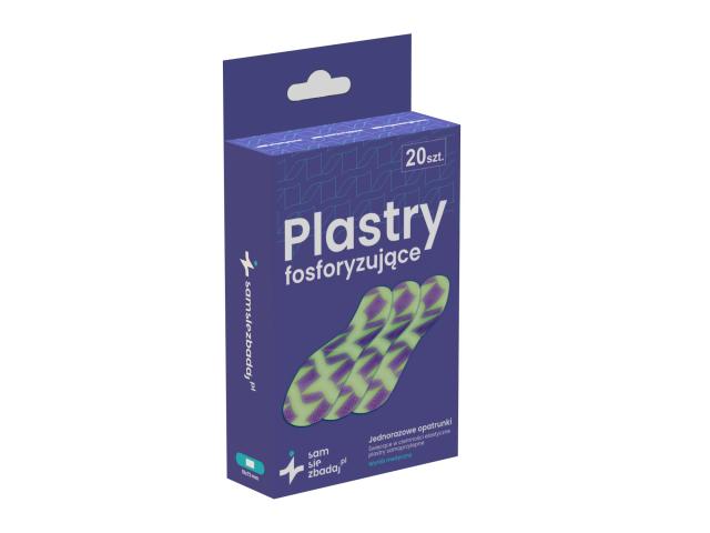 Samsiezbadaj.pl Plastry fosforyzujące 19 x 72 mm interakcje ulotka plaster 20 szt.