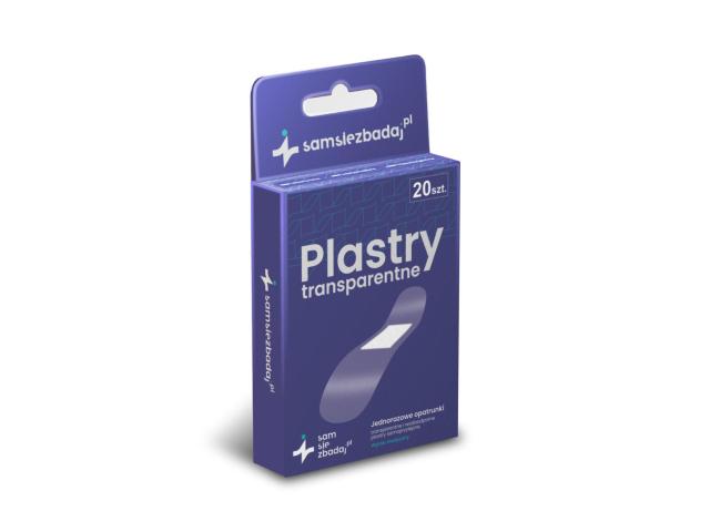 Samsiezbadaj.pl Plastry transparentne interakcje ulotka plaster 20 szt.