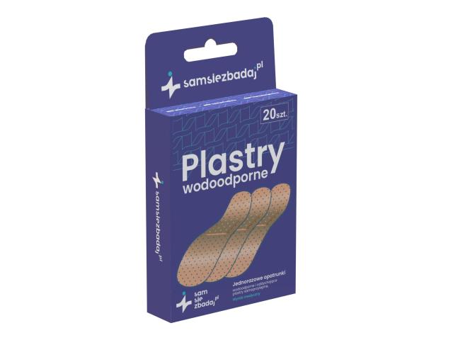 Samsiezbadaj.pl Plastry wodoodporne interakcje ulotka plaster 20 szt.