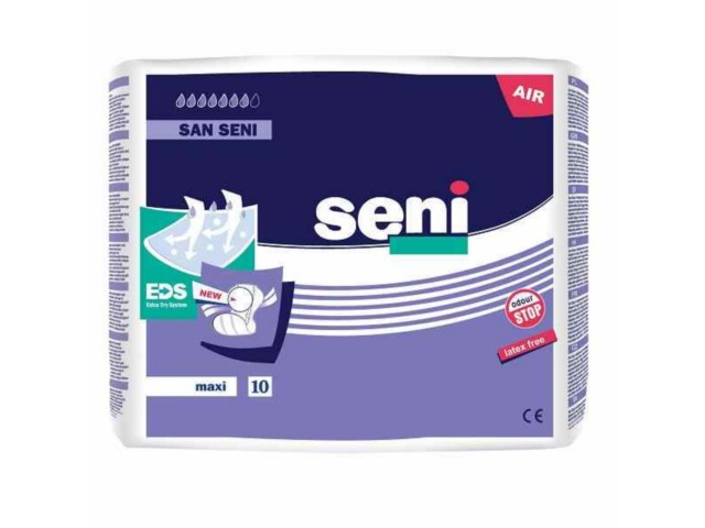 San Seni Pieluchy anatomiczne maxi air interakcje ulotka pielucho-majtki - 10 szt.