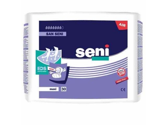 San Seni Pieluchy anatomiczne maxi air interakcje ulotka pielucho-majtki - 30 szt.
