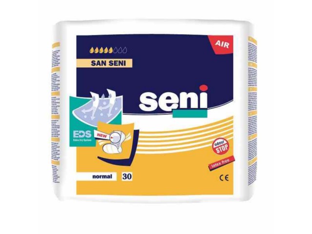 San Seni Pieluchy anatomiczne normal air interakcje ulotka pielucho-majtki - 30 szt.